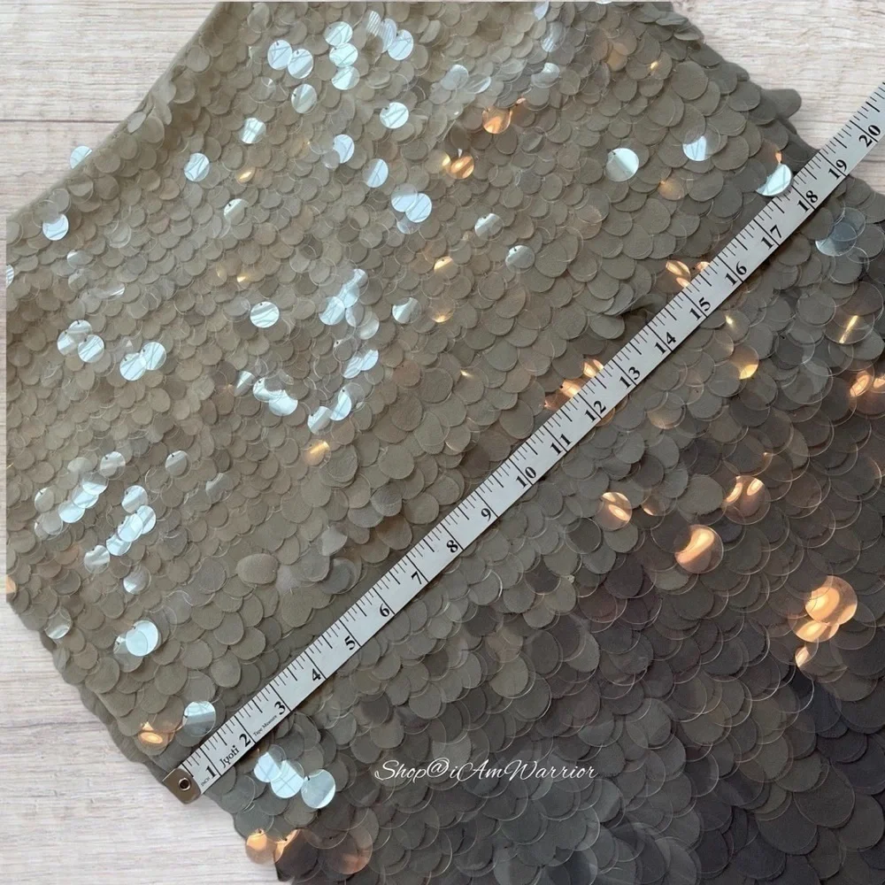 Lafayette 148 NWT shale ombre Paillette sequin silk pencil skirt shop@iamwarrior